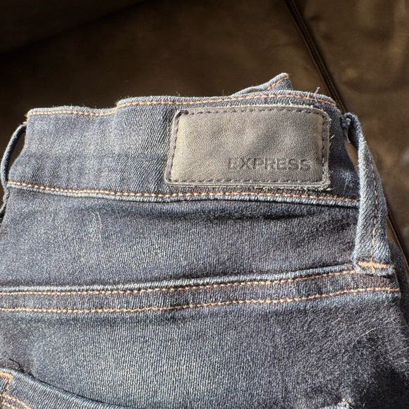 Express Mid Rise Stretch Jeggings - Picture 3 of 4